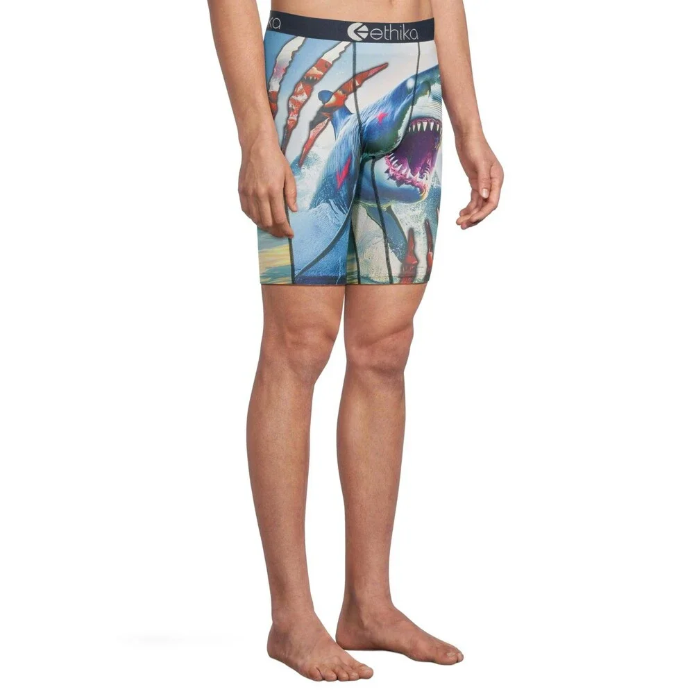 Ethika Underwear Mens Medium Multi Jaw Dropped Graphic Print Boxer Brief GBO2828